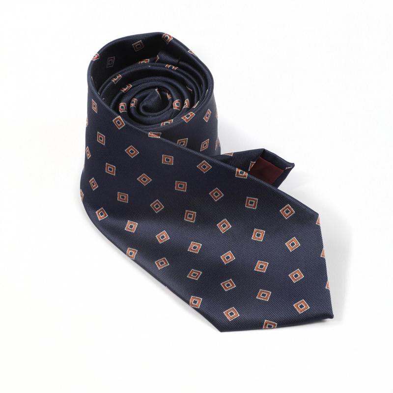 Vintage Square Pattern Tie For Men