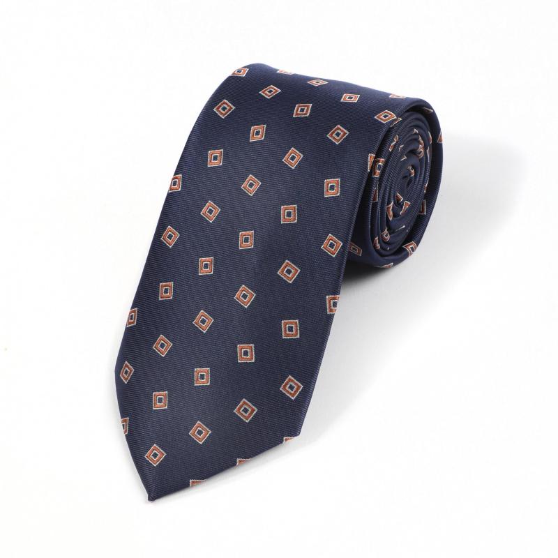 Vintage Square Pattern Tie For Men