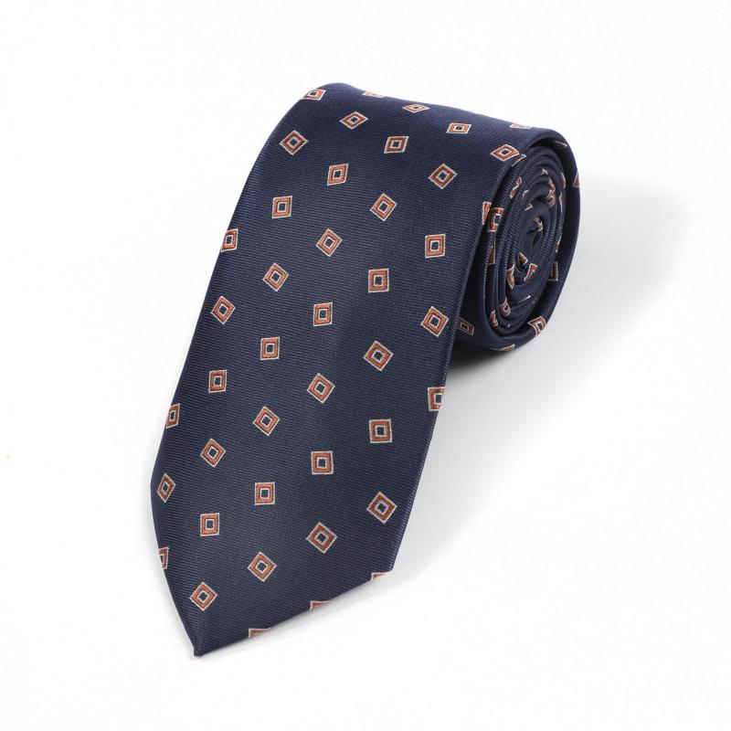 Vintage Square Pattern Tie For Men
