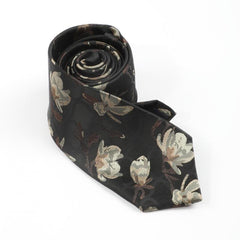 Yellow Flower Tie For Men
