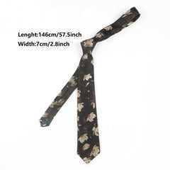 Yellow Flower Tie For Men