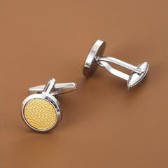 Round Cufflinks Business Shirt Buttons For Men
