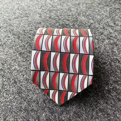 Men's Vintage Silk Print Necktie For Party Wedding
