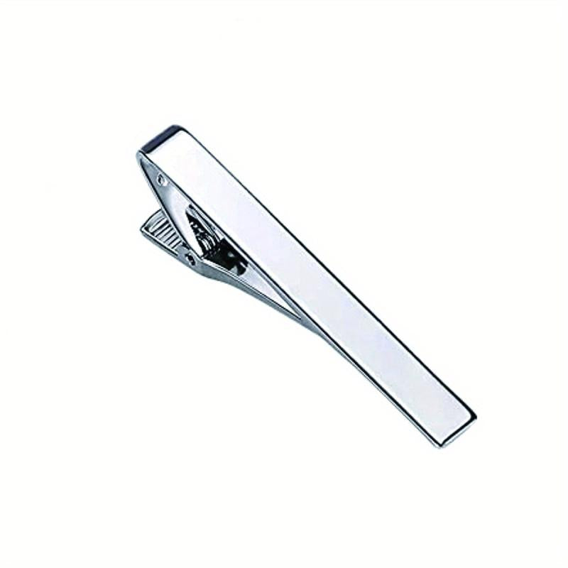 3 Pack Classic Tie Clip Silver Golden Necktie Tie Bar Pinch Cl