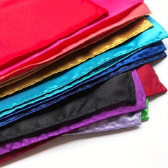 26-Piece Men's Solid Satin Pocket Square Handkerchief Set For Wedding Party