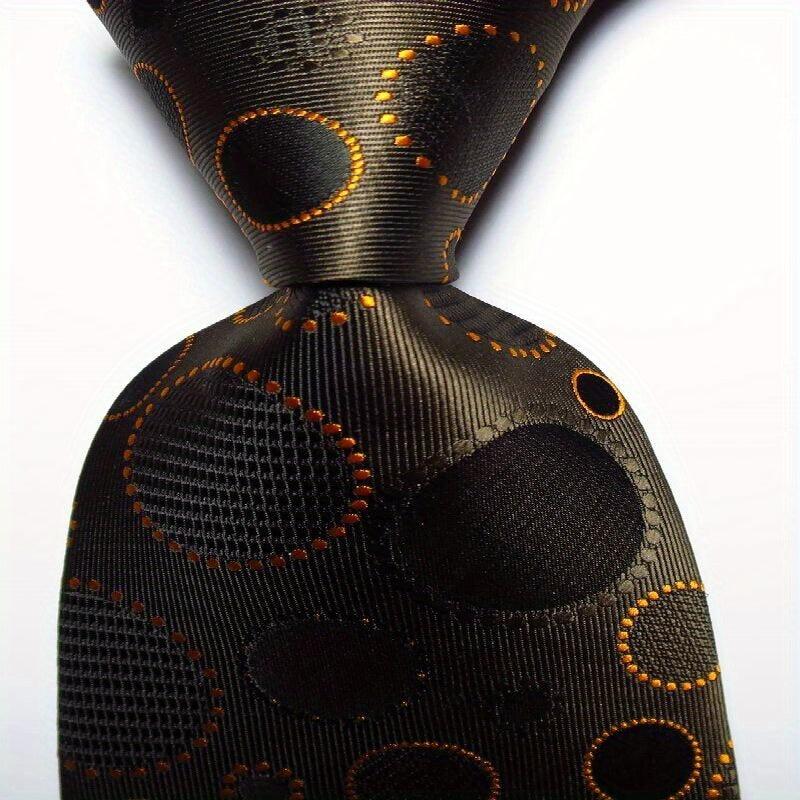 Men's Tie Necktie Classic Polka Dots Pattern Wide Necktie