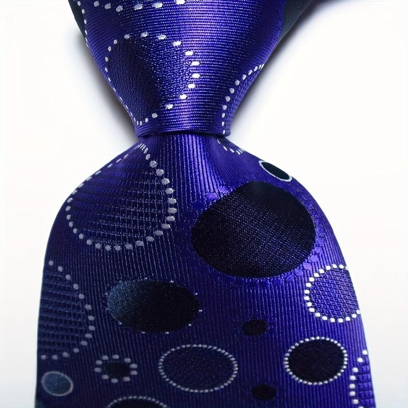 Men's Tie Necktie Classic Polka Dots Pattern Wide Necktie