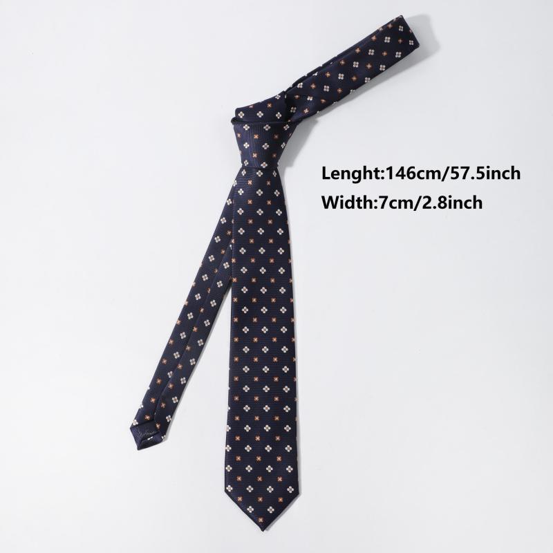 Men's Small Flower Tie for Business Attire