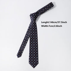 Men's Small Flower Tie for Business Attire