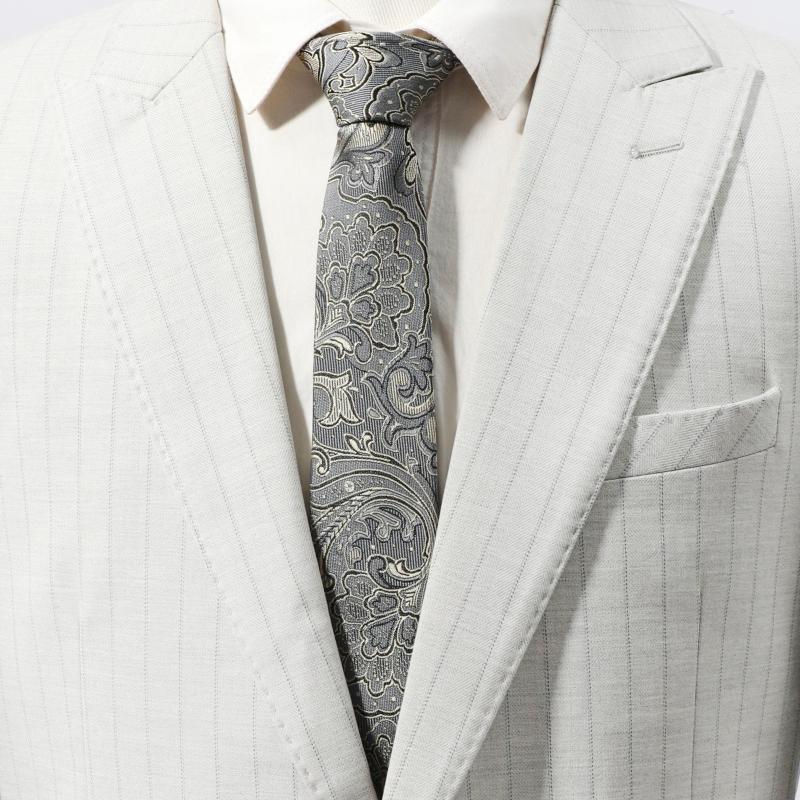 Men's Neckties Floral Jacquard Necktie Business Wedding Party Necktie