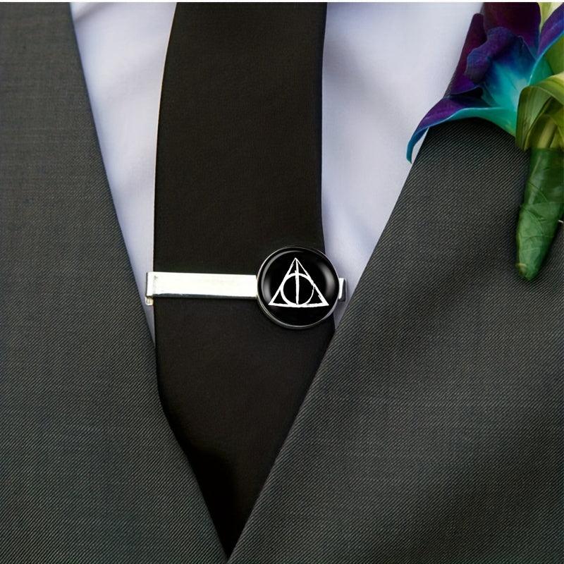 Alloy Mysterious Symbols Tie Clip