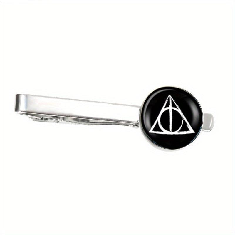 Alloy Mysterious Symbols Tie Clip