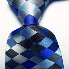 Men's Plaid Jacquard Woven Tie