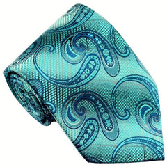 Men's Golden Floral Necktie Classic Print 9.4 cm