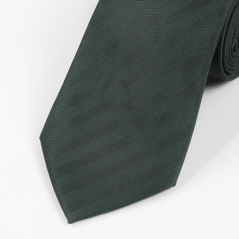 Thin Stripe Polyester Tie Business Formal Necktie Men