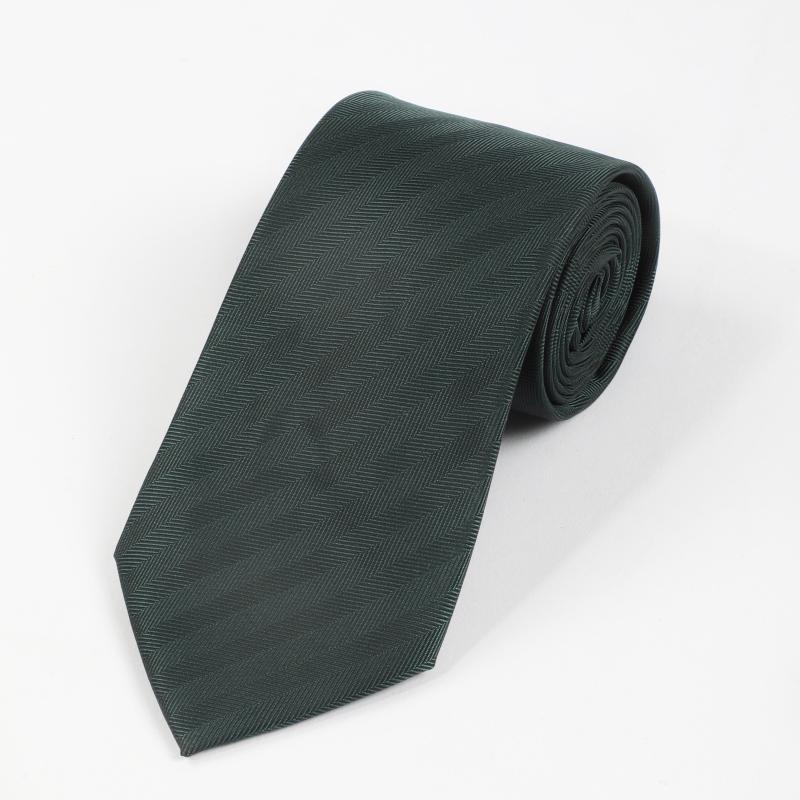 Thin Stripe Polyester Tie Business Formal Necktie Men