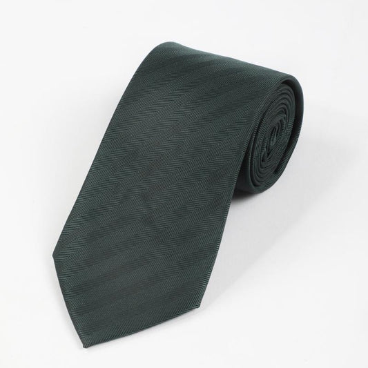 Thin Stripe Polyester Tie Business Formal Necktie Men