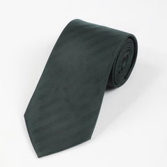 Thin Stripe Polyester Tie Business Formal Necktie Men