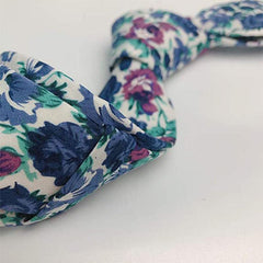 Printed Floral Neck Tie Skinny Tie For Weddings Groom