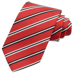 Men's Striped Necktie Small Gift for Relatives and Friends