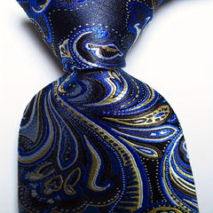 Men's Paisley Tie Floral Necktie Wedding Business Outfit