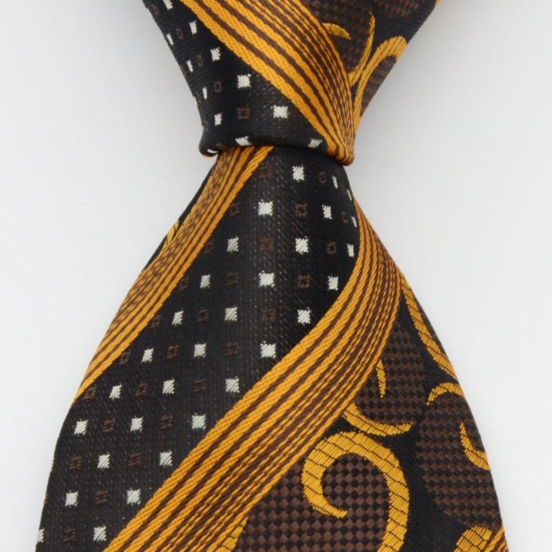 Men's Classic Necktie Patterned Tie Business Striped Party Wedding Tie