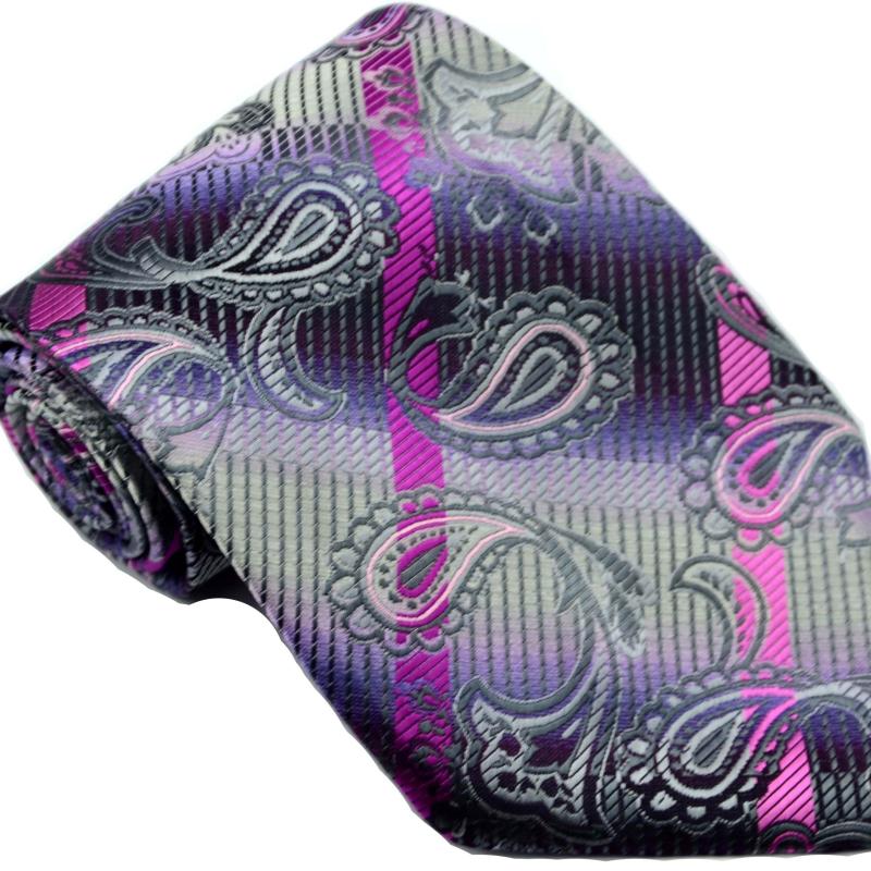 Men's Classic Necktie Patterned Tie Business Striped Party Wedding Tie