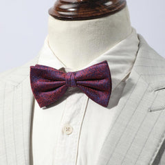 Men's Thin Striped Bow Tie