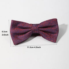 Men's Thin Striped Bow Tie
