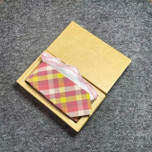 Men's Narrow 2 36in Necktie w/ Pocketsquare Box Set Business