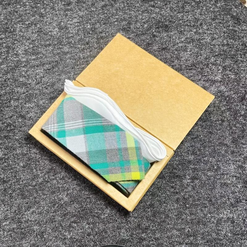 Men's Narrow 2 36in Necktie w/ Pocketsquare Box Set Business