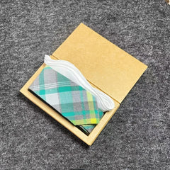 Men's Narrow 2 36in Necktie w/ Pocketsquare Box Set Business