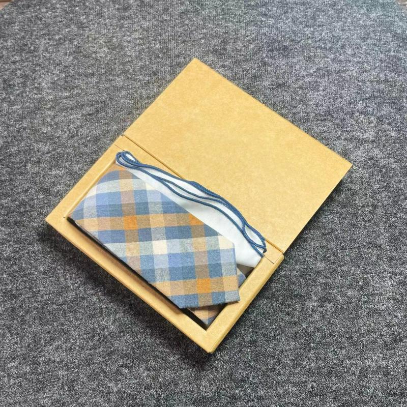 Men's Narrow 2 36in Necktie w/ Pocketsquare Box Set Business