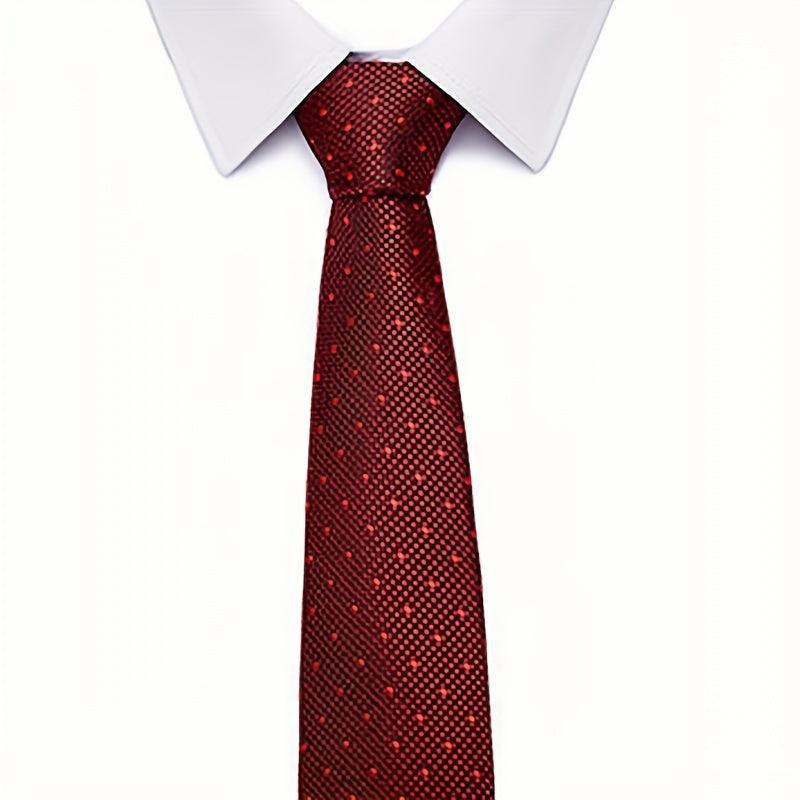 Men's Tie, Pocket Towel & Cufflinks Set for Business Wedding