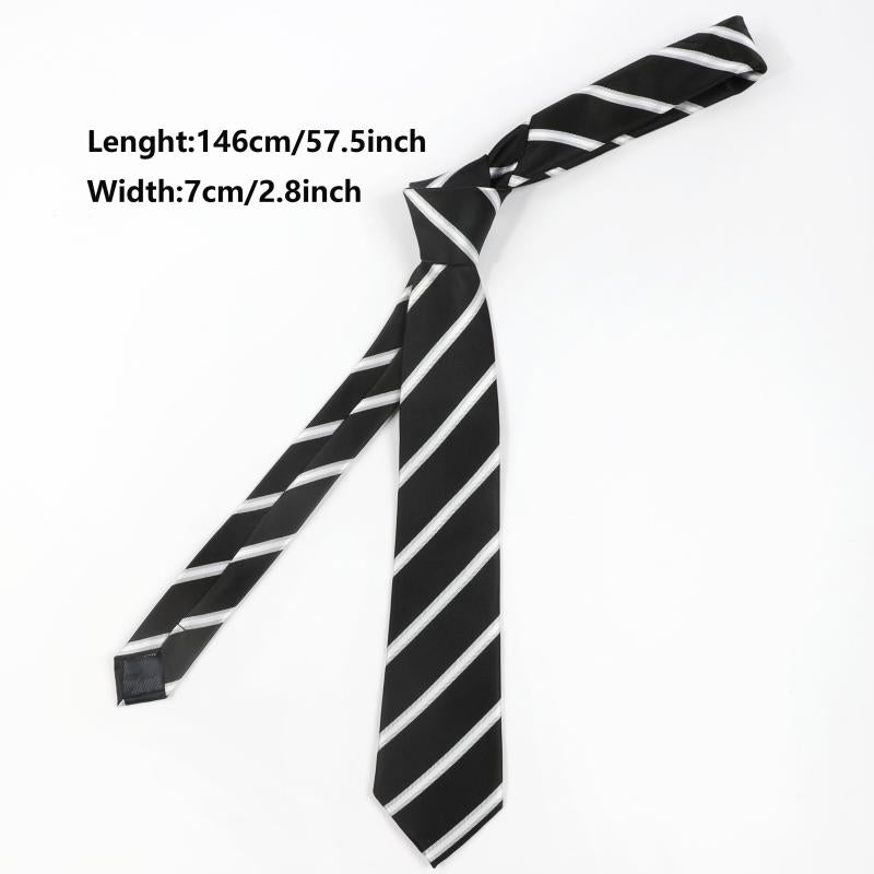 Men's Business Formal Striped Tie Birthday Gift