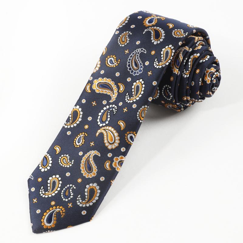 Men's Retro Flowers Pattern Necktie