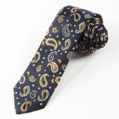 Men's Retro Flowers Pattern Necktie