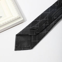 Men's Lazy Zipper Easy Pull Business Tie