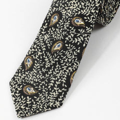 Business Style Feather Cashew Pattern Tie For Men