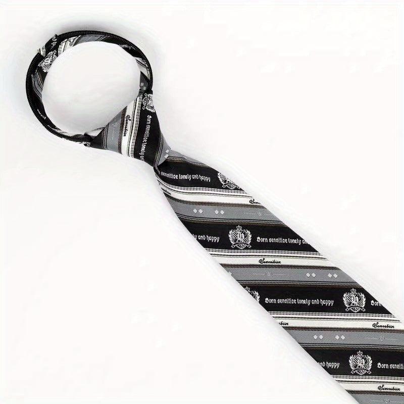 Striped Student School Uniform Tie Costume Clothing Accessories