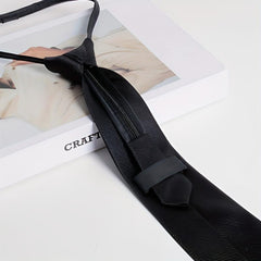 Minimalist Campus Style Solid Tie