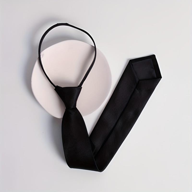 Minimalist Campus Style Solid Tie