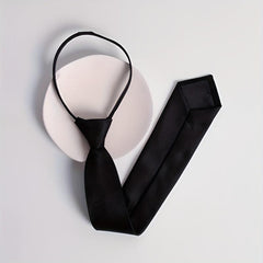 Minimalist Campus Style Solid Tie
