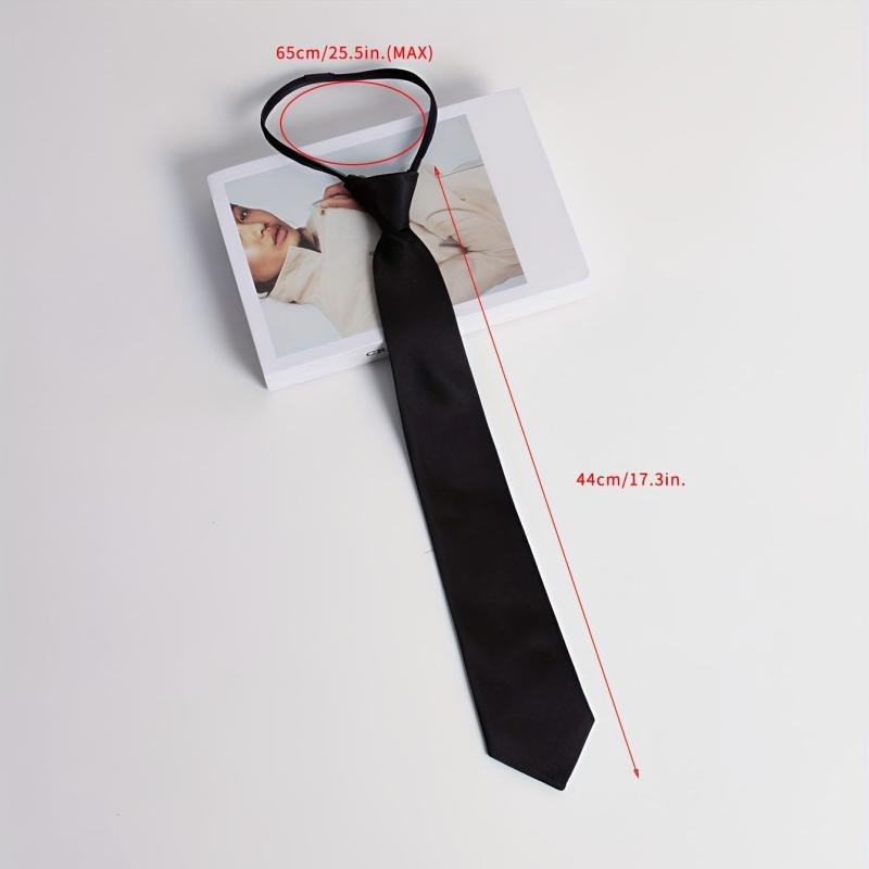 Minimalist Campus Style Solid Tie