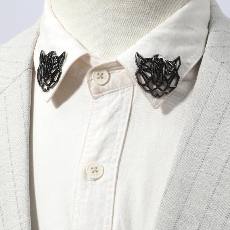 Men's Hollow Bat Bow Tie Collar Accessory Hip Hop Punk Bow Tie Charm