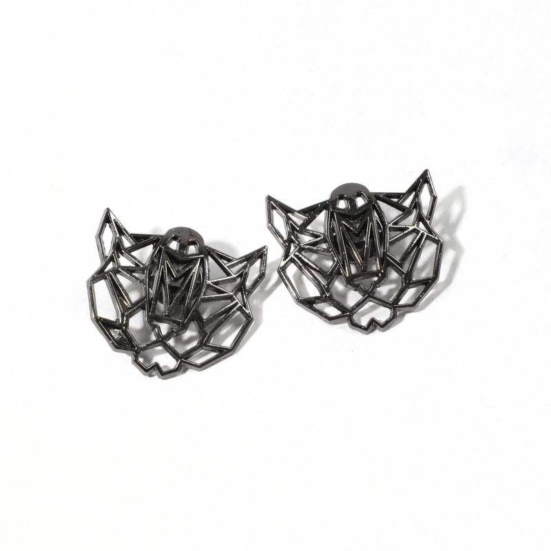 Men's Hollow Bat Bow Tie Collar Accessory Hip Hop Punk Bow Tie Charm