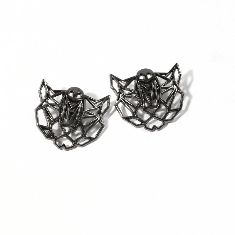 Men's Hollow Bat Bow Tie Collar Accessory Hip Hop Punk Bow Tie Charm