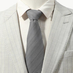 Men's Striped Jacquard Necktie Business Wedding Party Gift