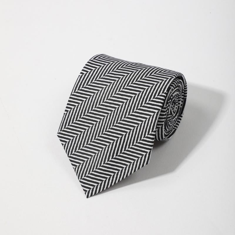 Men's Striped Jacquard Necktie Business Wedding Party Gift