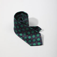 Men's Navy Polka Dot Necktie Business Wedding Party Great Gift